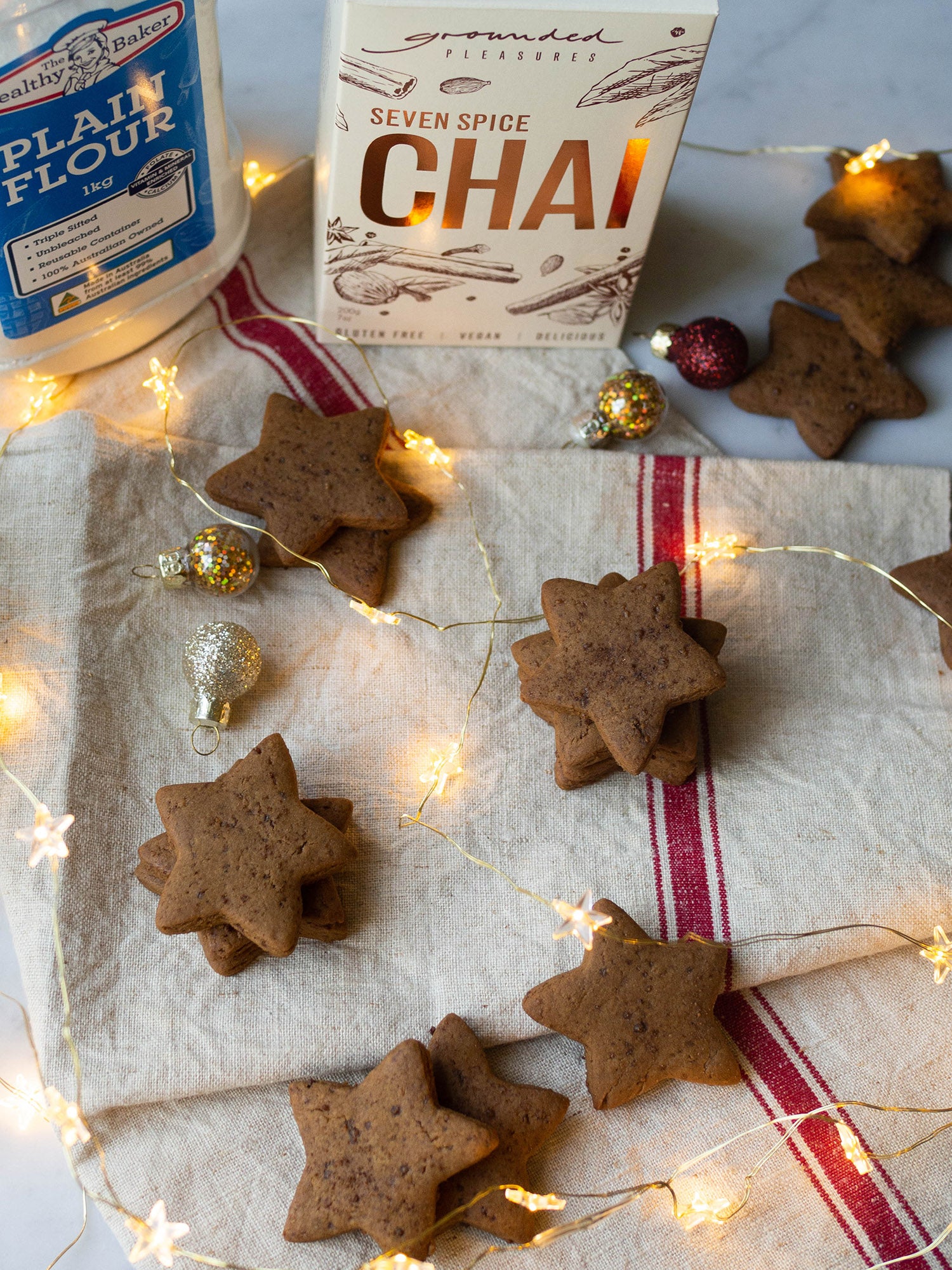 Chai Star Biscuits.