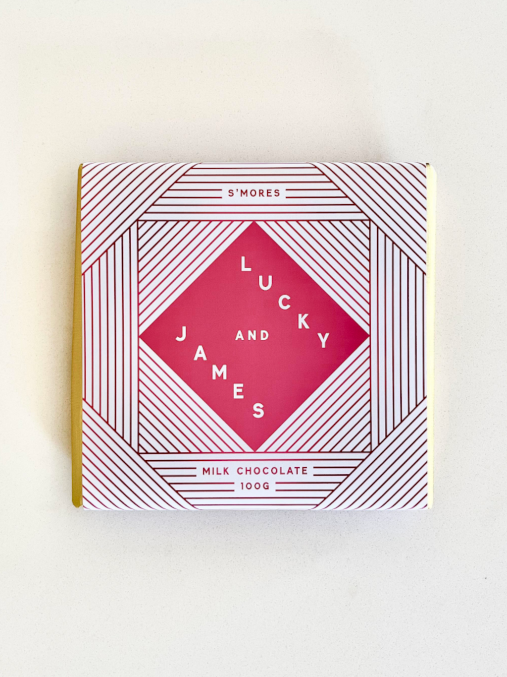 S'MORES MILK CHOCOLATE BY LUCKY AND JAMES