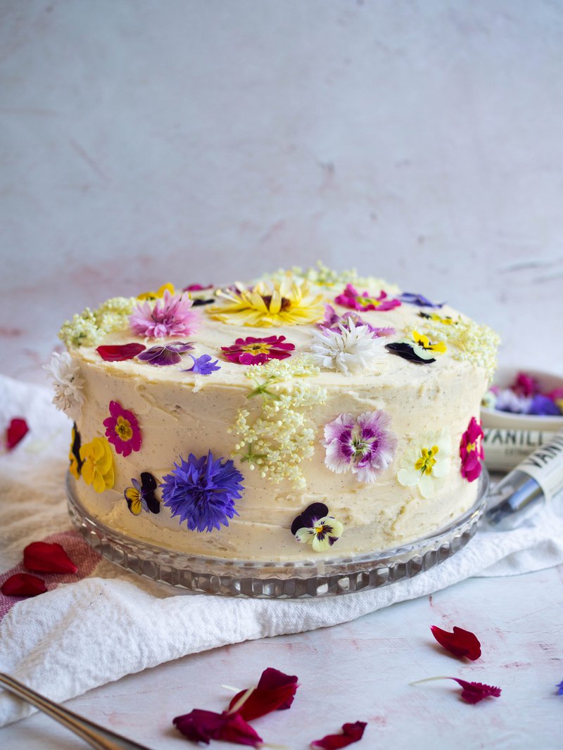 Ultimate Vanilla Cake. – Grounded Pleasures