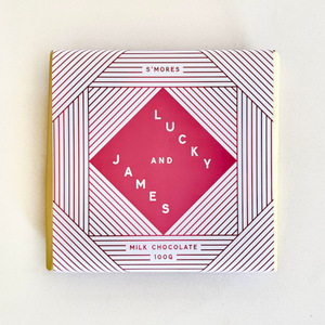 S'MORES MILK CHOCOLATE BY LUCKY AND JAMES