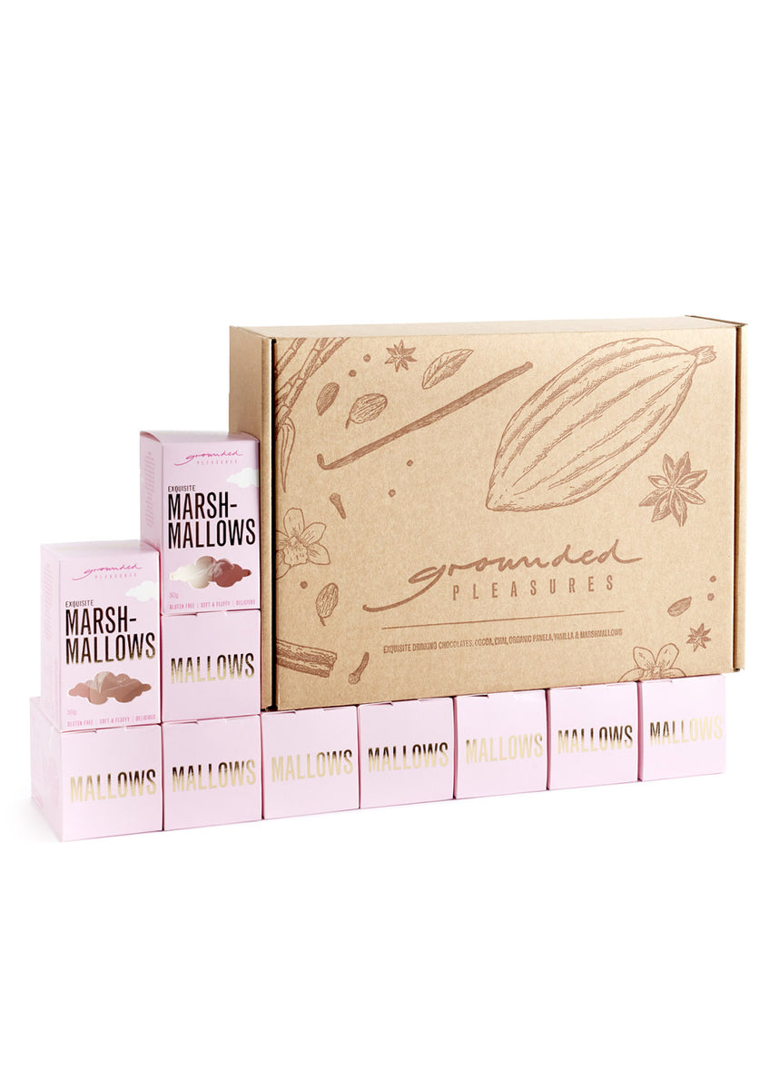 10 X 50G MINI MARSHMALLOW BOX – Grounded Pleasures Trading Pty Ltd